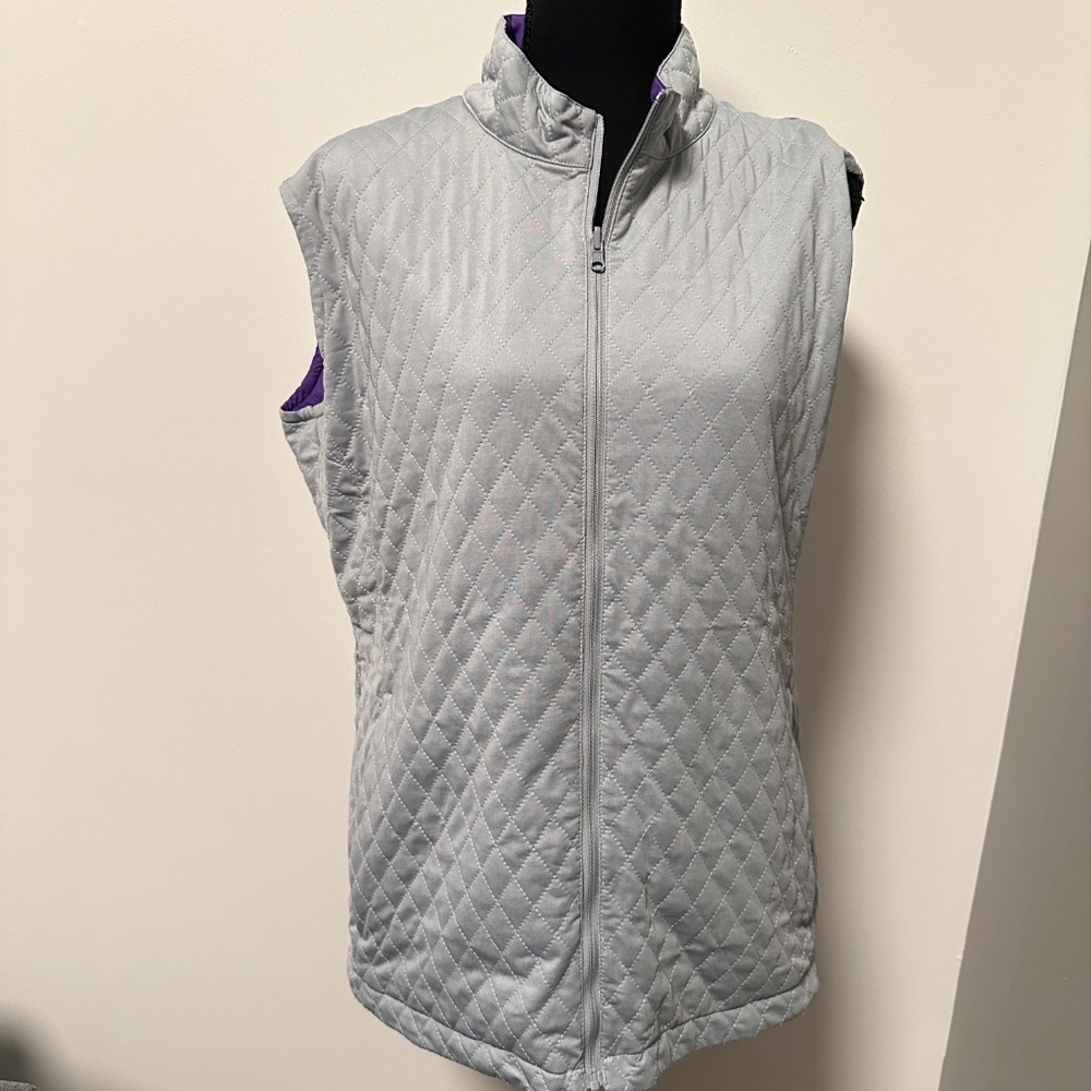 *FOOTJOY* Gray x Purple Logo Vest